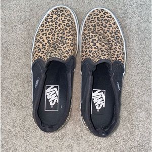 Cheetah print vans